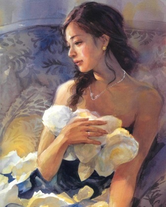 水彩画(人物)№189 水彩画(人物)№189 【公式通販】