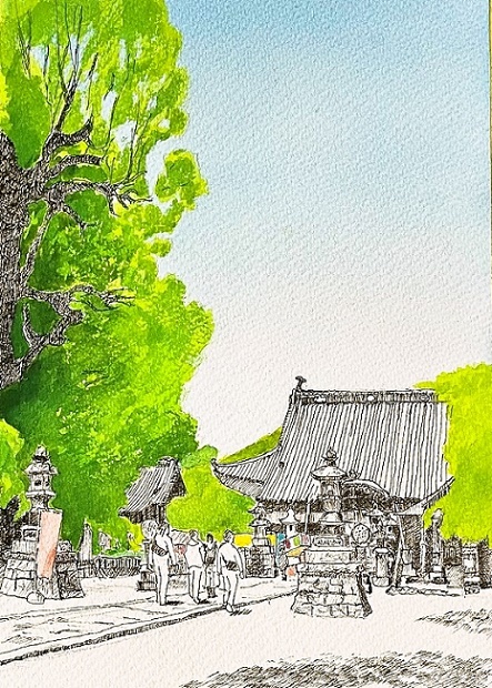 透明水彩で描くペン彩画 2/17(火)体験会