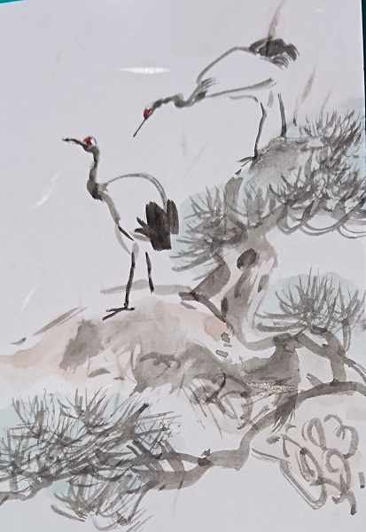 赤羽根一司 水墨画 【公式通販】