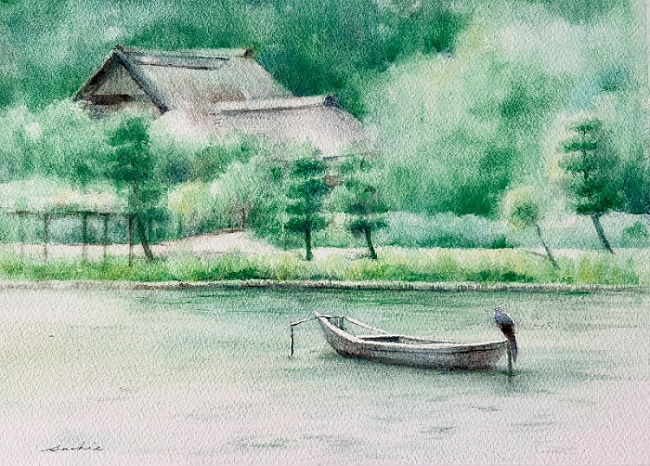 風景を描く透明水彩画 2/15(日)体験会