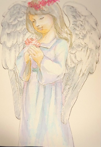 コピックで優しい天使アート(画家・コピックアート講師  TAEKO　HARAMOTO)